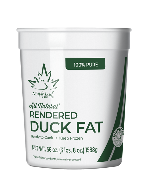 All Natural Rendered Duck Fat - 3.5lb Tub