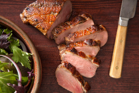 Roasted Garlic Boneless Duck Breast