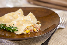 Load image into Gallery viewer, Duck Bacon and Sweet Corn Wontons - Food Service
