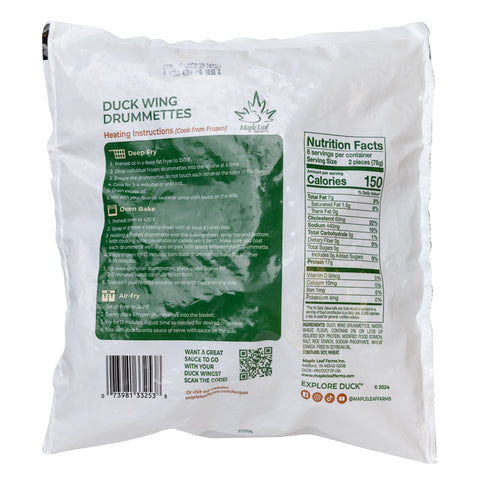 Fully Cooked Duck Wing Drummettes