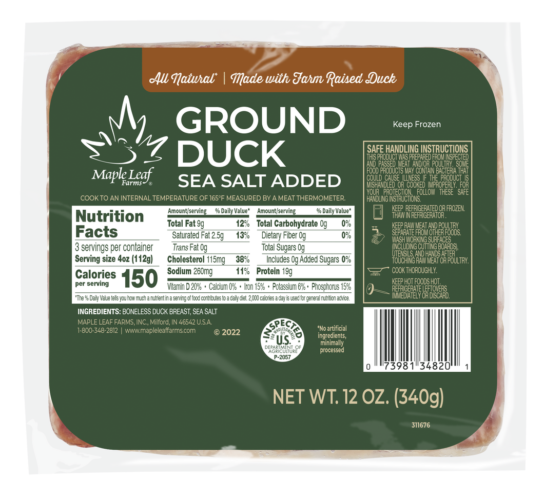 All Natural Ground Duck